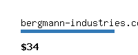 bergmann-industries.com Website value calculator