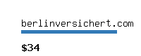 berlinversichert.com Website value calculator