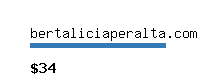 bertaliciaperalta.com Website value calculator