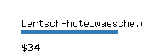 bertsch-hotelwaesche.com Website value calculator