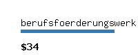 berufsfoerderungswerk.com Website value calculator