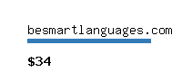 besmartlanguages.com Website value calculator