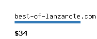 best-of-lanzarote.com Website value calculator