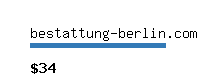 bestattung-berlin.com Website value calculator