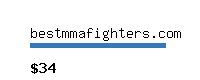 bestmmafighters.com Website value calculator