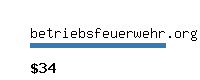 betriebsfeuerwehr.org Website value calculator