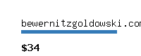 bewernitzgoldowski.com Website value calculator