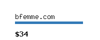 bfemme.com Website value calculator