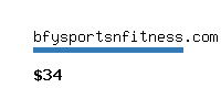 bfysportsnfitness.com Website value calculator