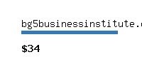 bg5businessinstitute.com Website value calculator