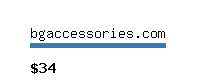 bgaccessories.com Website value calculator