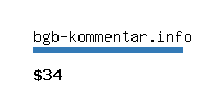 bgb-kommentar.info Website value calculator