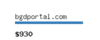 bgdportal.com Website value calculator