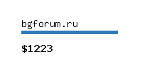 bgforum.ru Website value calculator