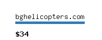 bghelicopters.com Website value calculator