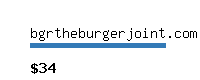 bgrtheburgerjoint.com Website value calculator