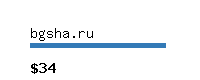 bgsha.ru Website value calculator