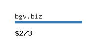 bgv.biz Website value calculator