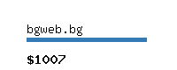 bgweb.bg Website value calculator