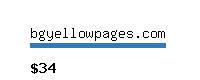 bgyellowpages.com Website value calculator