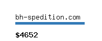 bh-spedition.com Website value calculator