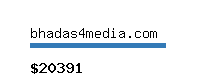 bhadas4media.com Website value calculator