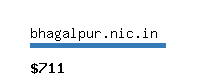 bhagalpur.nic.in Website value calculator