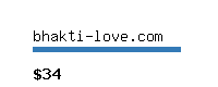 bhakti-love.com Website value calculator