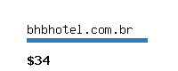 bhbhotel.com.br Website value calculator