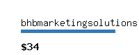 bhbmarketingsolutions.com Website value calculator