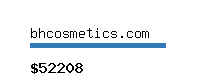 bhcosmetics.com Website value calculator