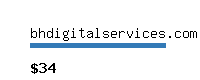 bhdigitalservices.com Website value calculator