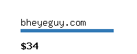 bheyeguy.com Website value calculator