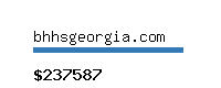 bhhsgeorgia.com Website value calculator