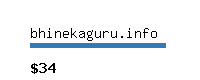 bhinekaguru.info Website value calculator