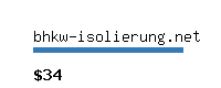 bhkw-isolierung.net Website value calculator