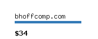 bhoffcomp.com Website value calculator