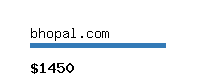 bhopal.com Website value calculator