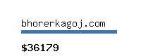 bhorerkagoj.com Website value calculator