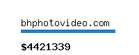 bhphotovideo.com Website value calculator