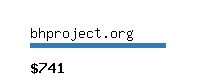 bhproject.org Website value calculator