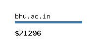 bhu.ac.in Website value calculator
