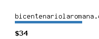 bicentenariolaromana.com Website value calculator