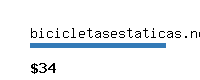 bicicletasestaticas.net Website value calculator