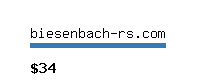 biesenbach-rs.com Website value calculator