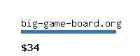 big-game-board.org Website value calculator