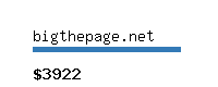 bigthepage.net Website value calculator