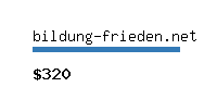 bildung-frieden.net Website value calculator