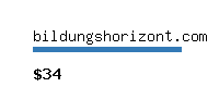 bildungshorizont.com Website value calculator