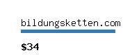 bildungsketten.com Website value calculator